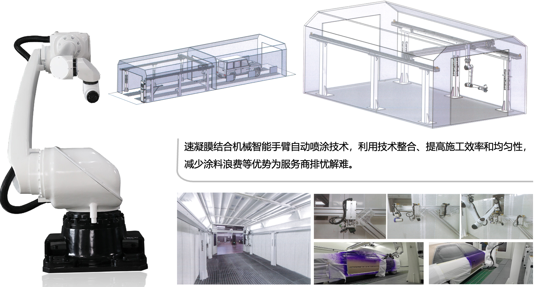 速凝膜智能化喷涂解决方案